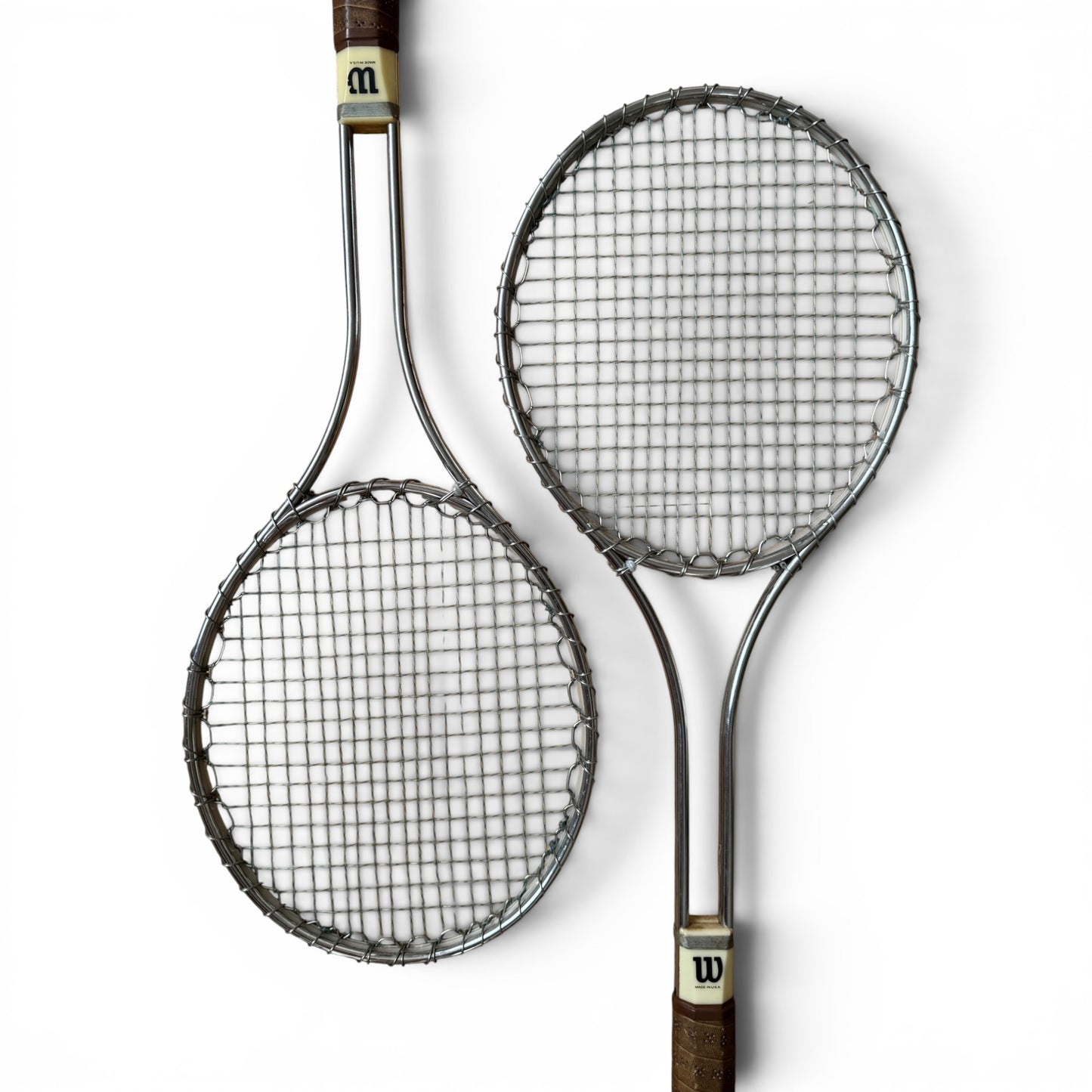 70s Wilson T3000 Steel Tennis Rackets (Pair)
