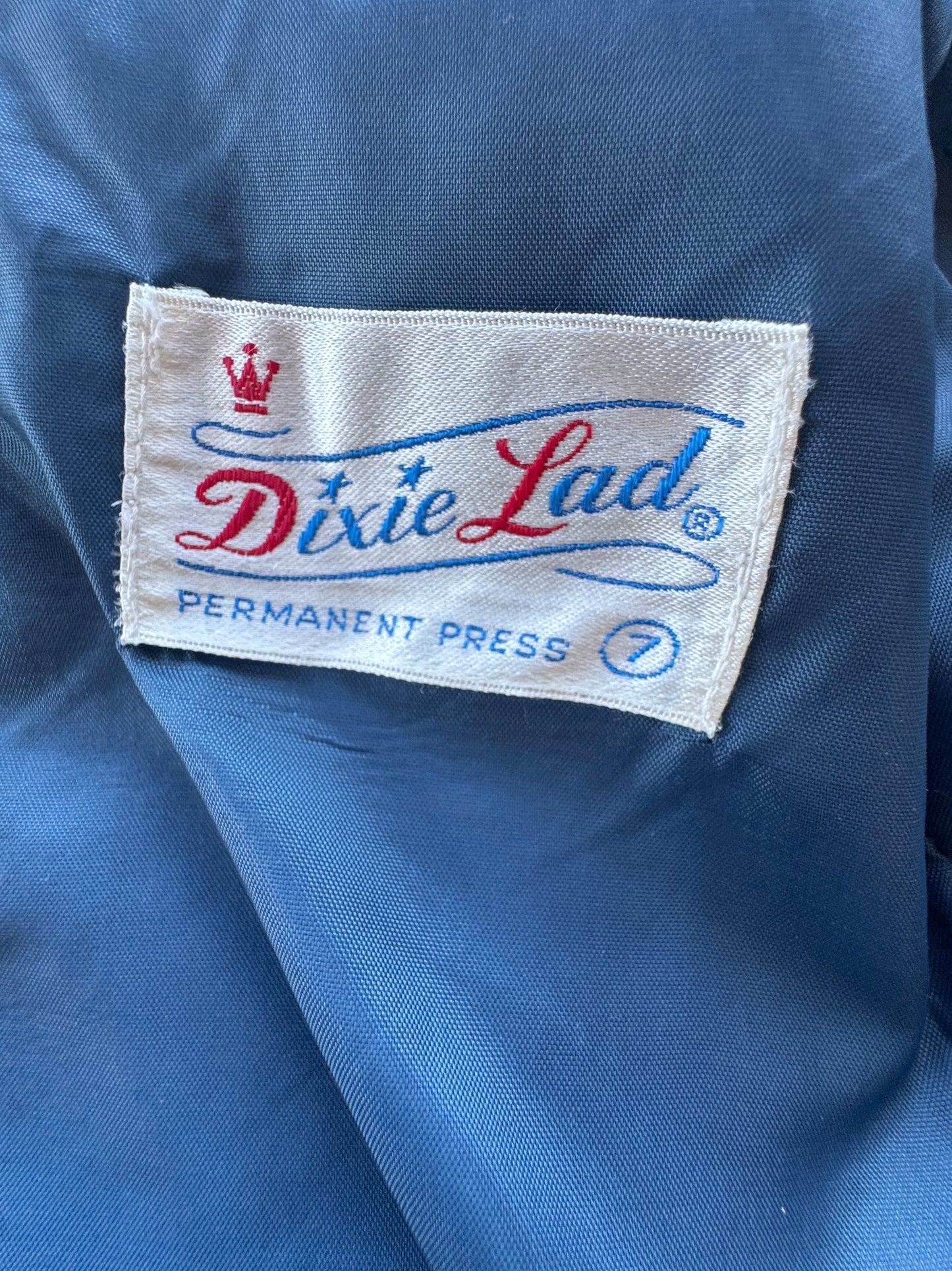70s Dixie Lad Plaid Double Breasted Kids Blazer