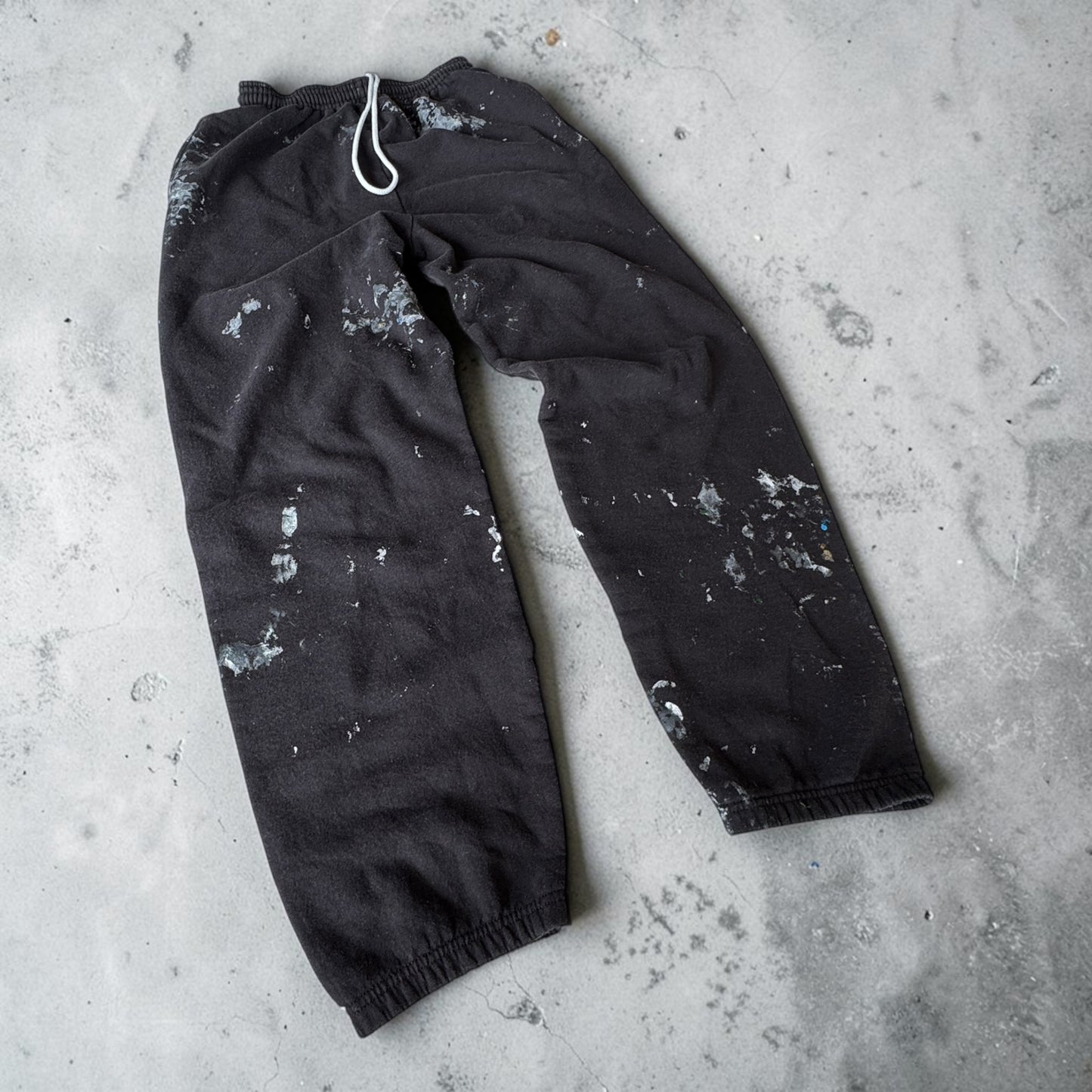 Custom paint-splattered Carhartt hoodie