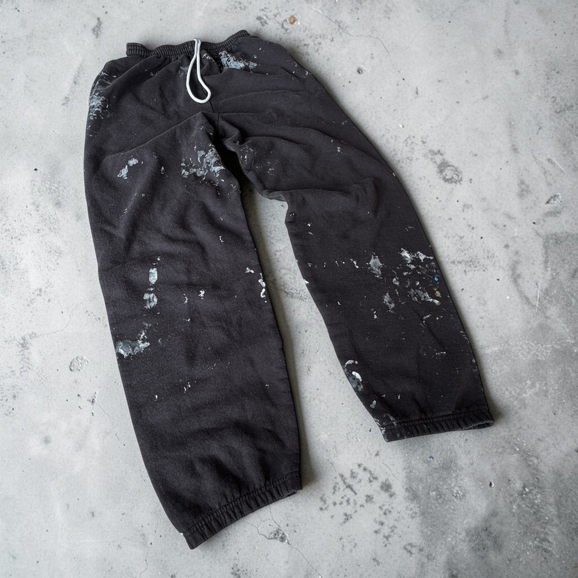 Custom paint-splattered Carhartt hoodie