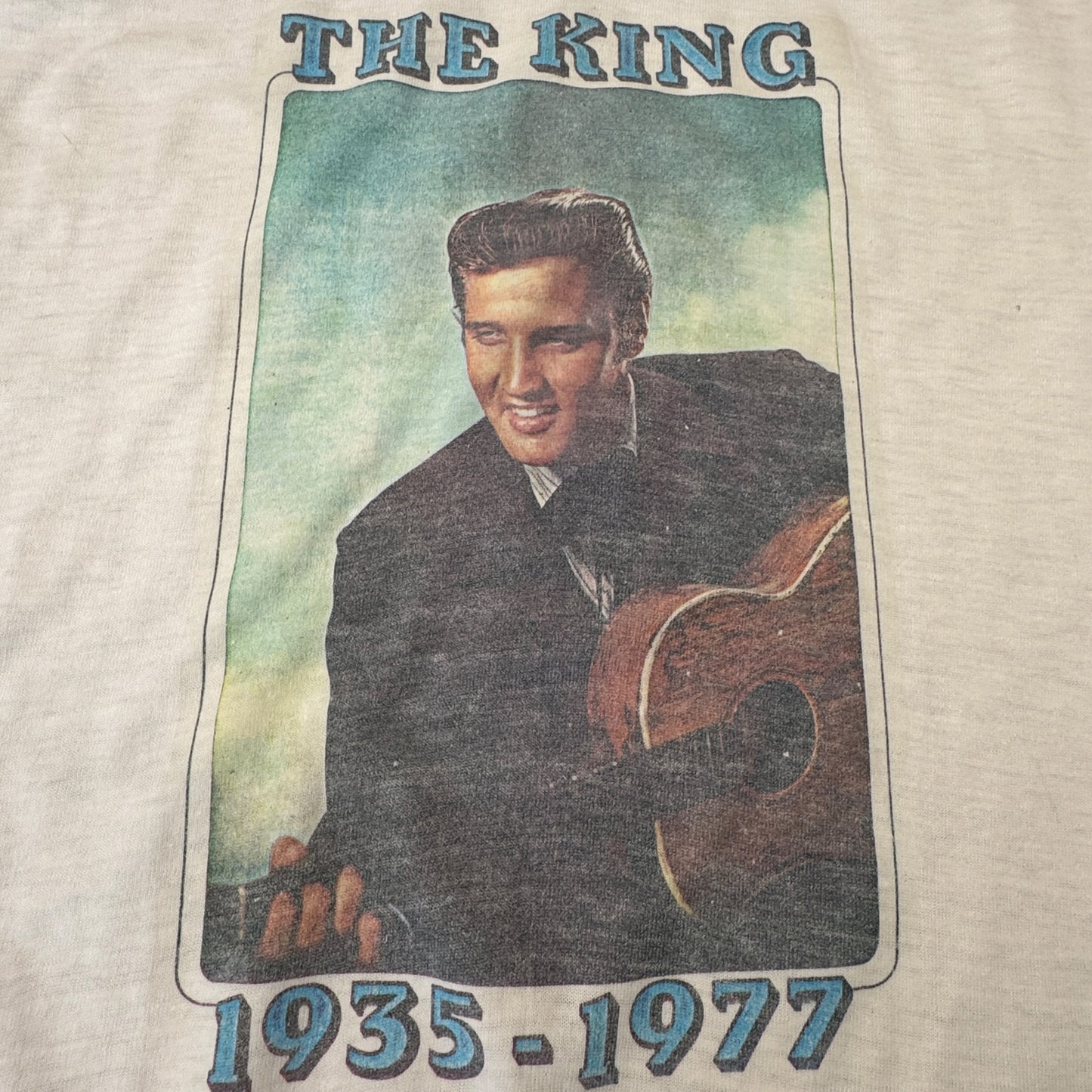 80s Sport-T by Stedman Elvis Presley "The King" Memorial Tee
