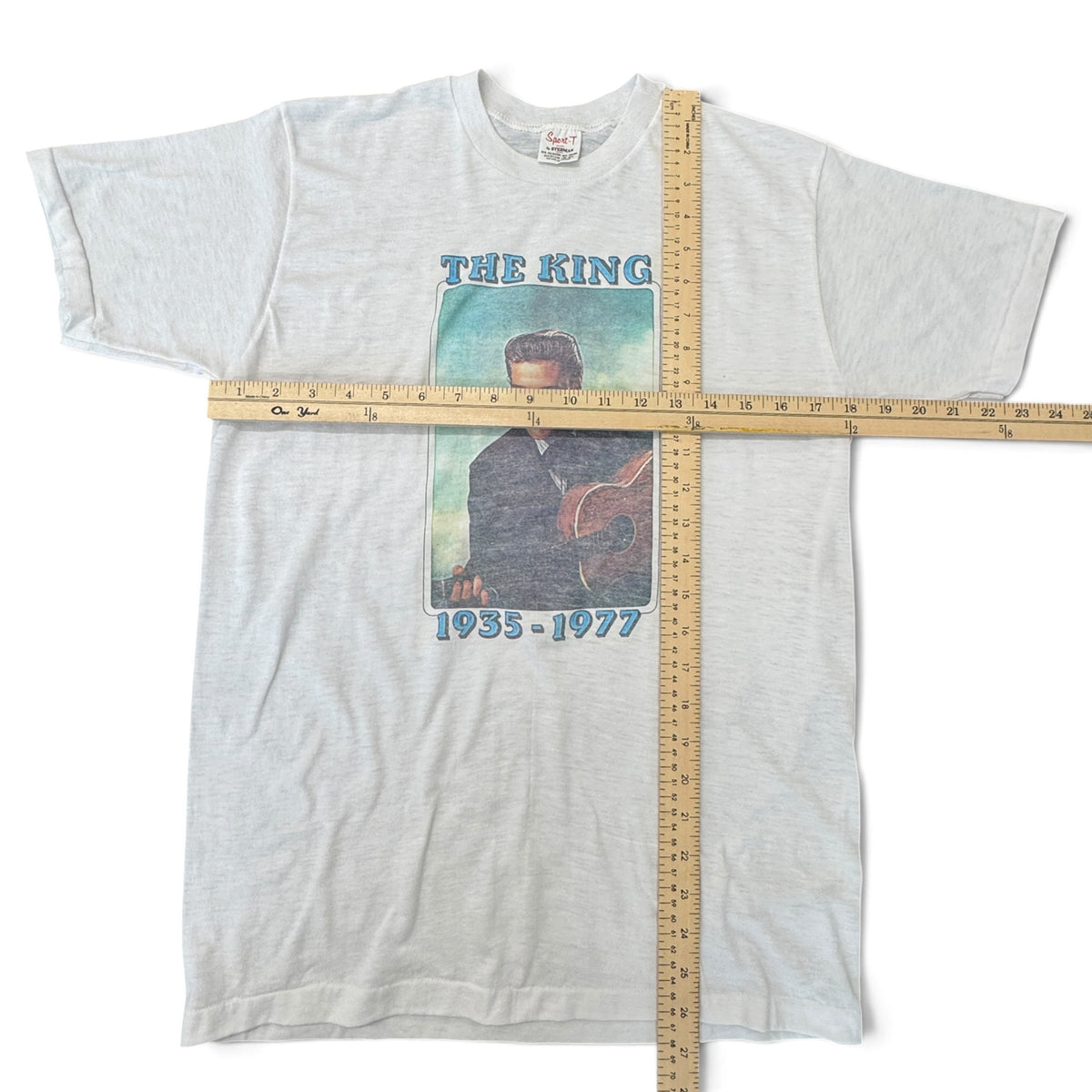 80s Sport-T by Stedman Elvis Presley "The King" Memorial Tee