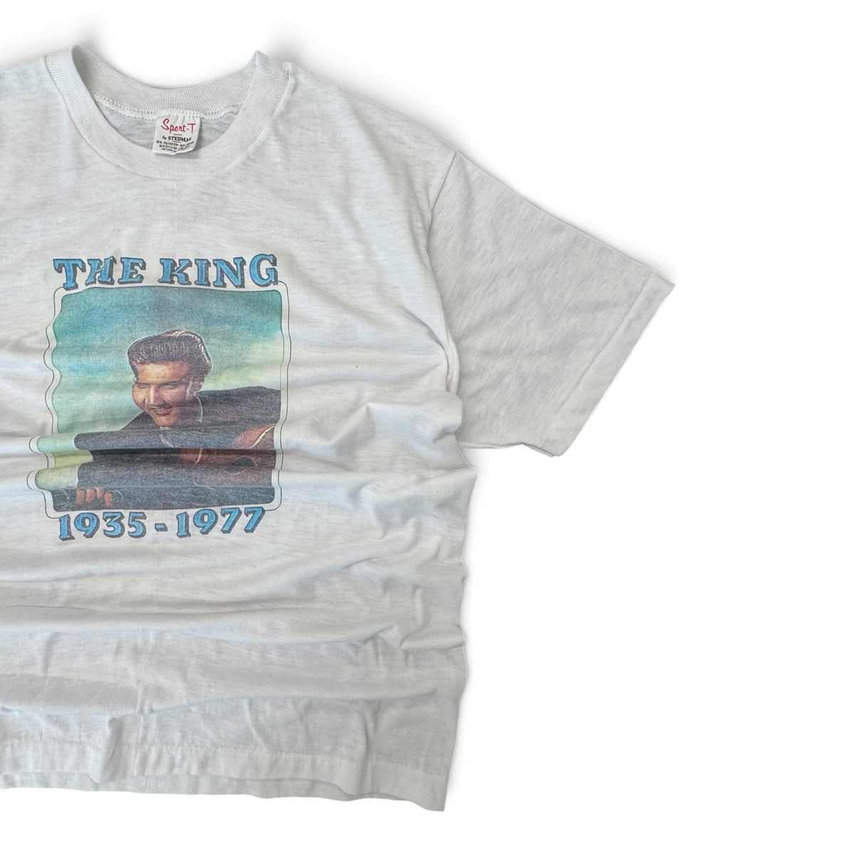 80s Sport-T by Stedman Elvis Presley "The King" Memorial Tee